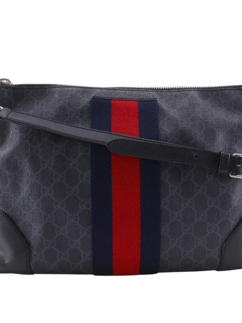 GUCCI Messenger bag Shoulder Bag 474139 black GG Supreme Canvas unisex